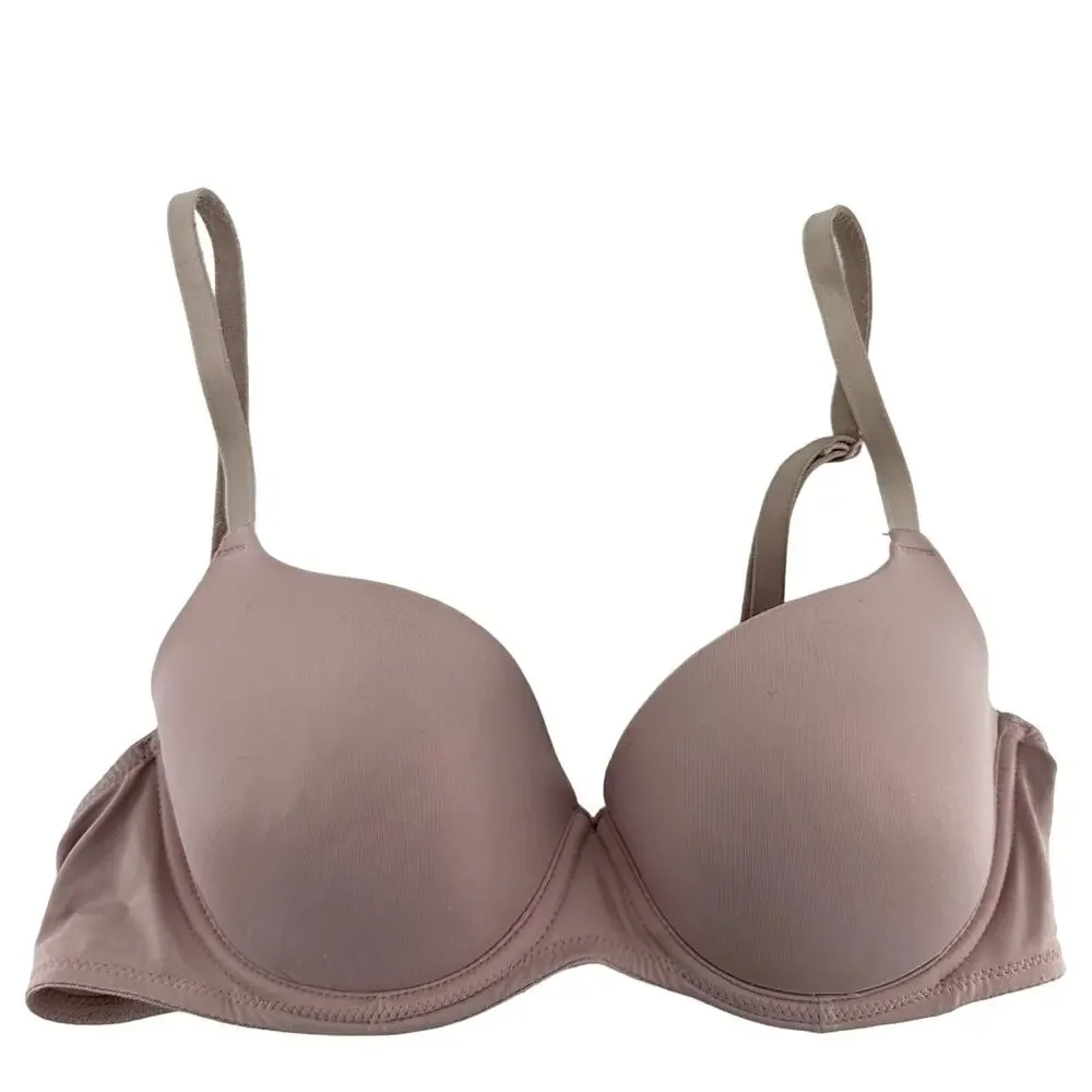 PINK Victoria's Secret Wear Everywhere Lightly Lined Bra Underwired Pink 32C